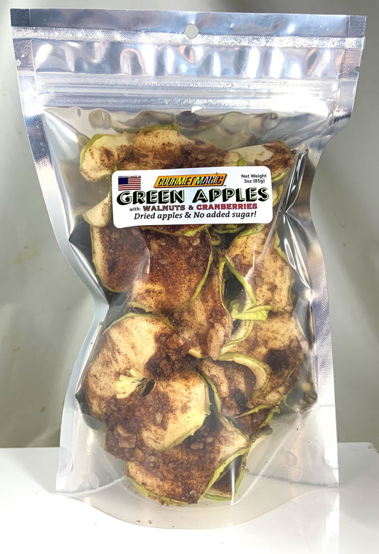 Green Apples with Cranberries and Walnuts